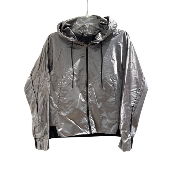 Zyia Active Silver Galaxy Jacket Size Small - Picture 1 of 11